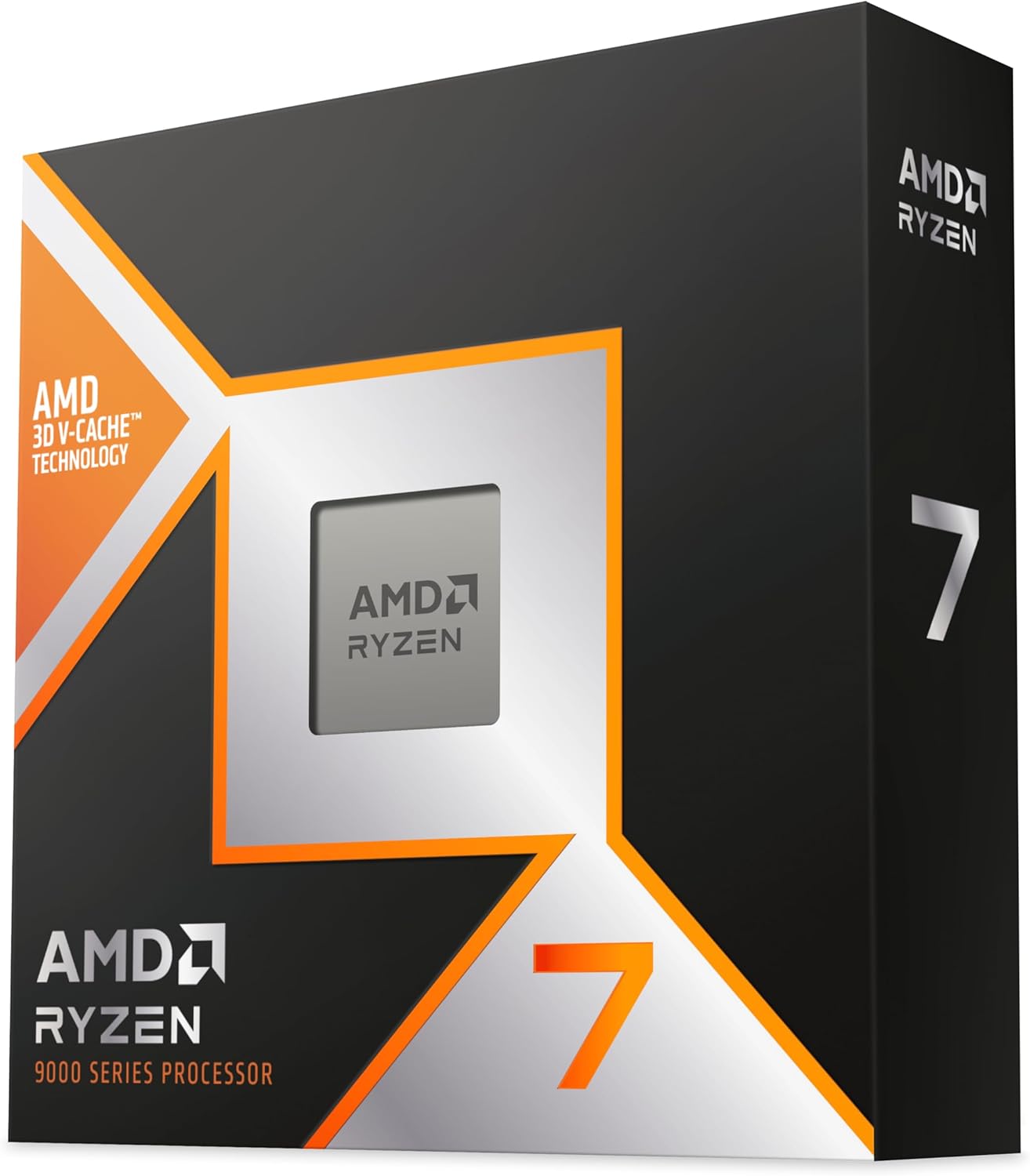 AMD Ryzen 7 9850X3D Processor with 3D V-Cache Technology (8-Core, 16-Thread, 104MB Cache, AM5)